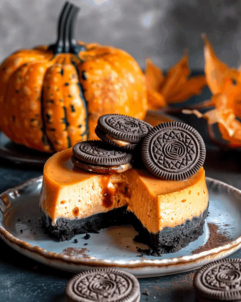 Pumpkin Oreo Cheesecake