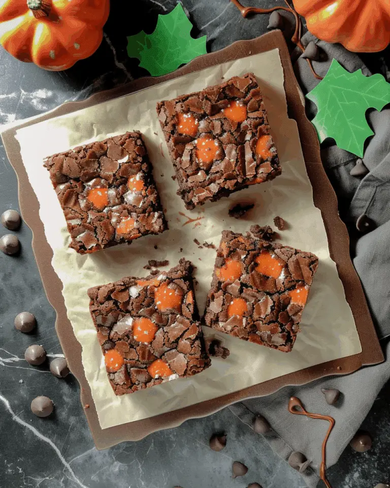 Pumpkin Patch Brownies