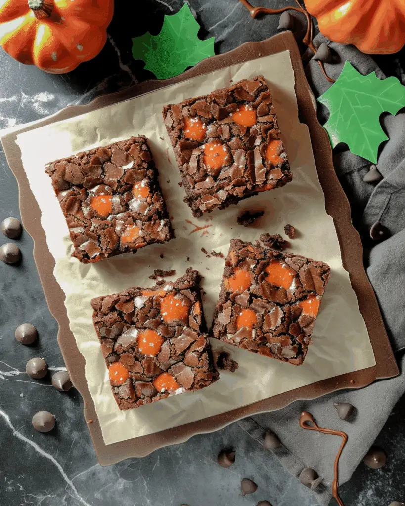 Pumpkin Patch Brownies