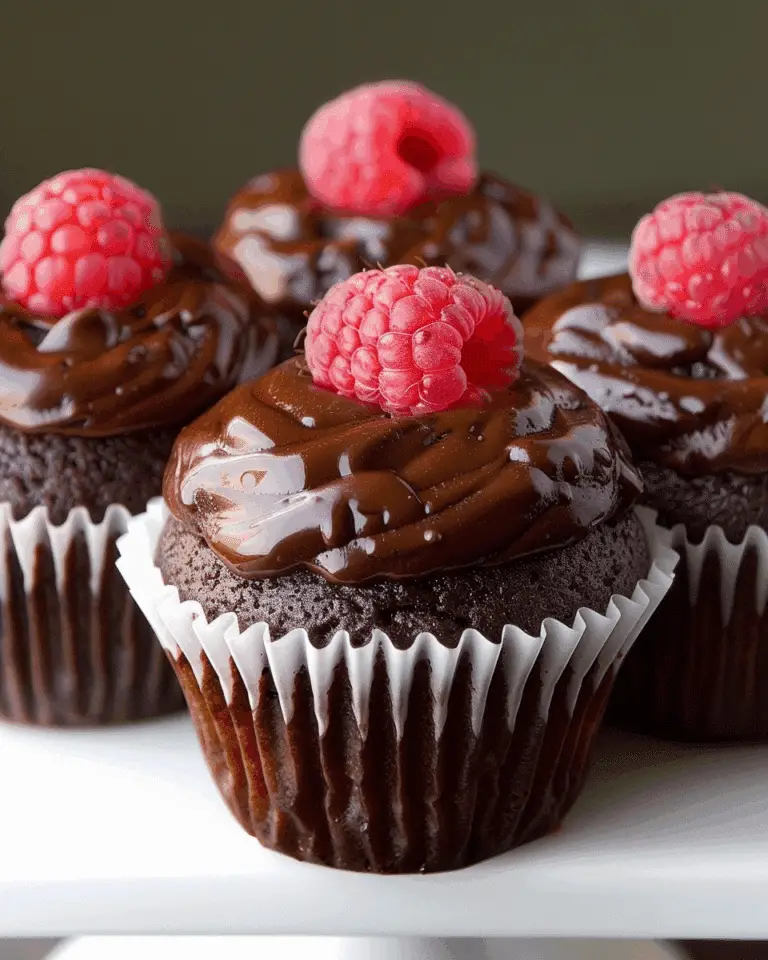 Raspberry Chocolate Cupcakes