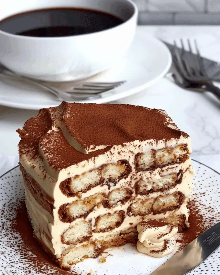 Round Tiramisu Cake