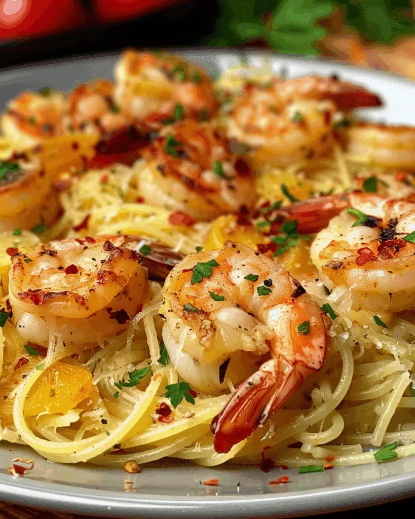 Shrimp Scampi with Angel Hair Pasta