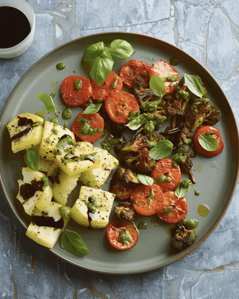 Simple Oven Roasted Vegetables With Balsamic Vinegar