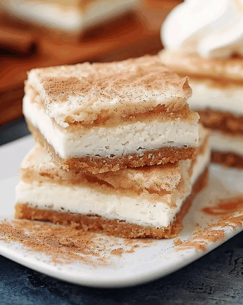 Snickerdoodle Cheesecake Bars