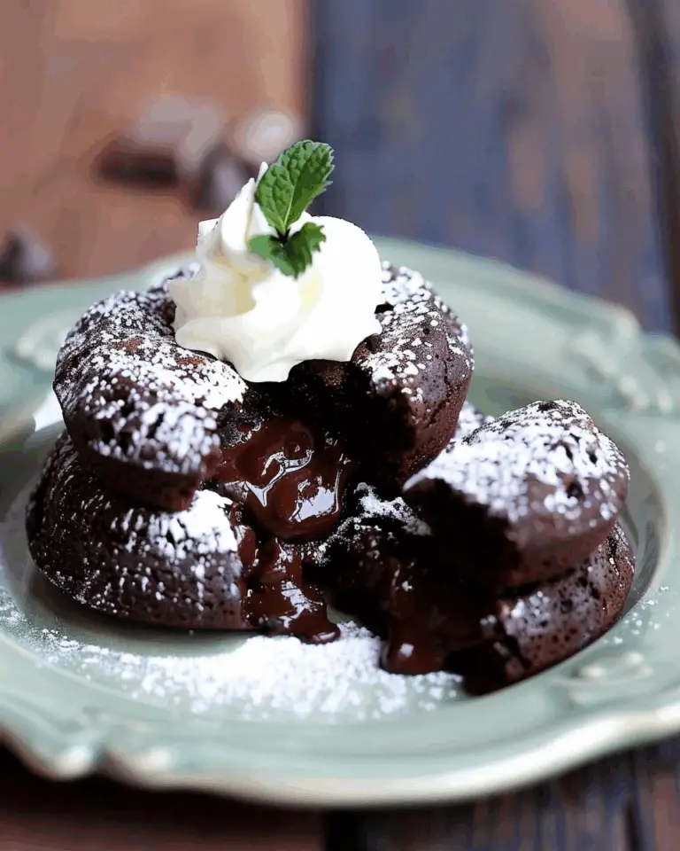 Spiced Chocolate Lava Cakes