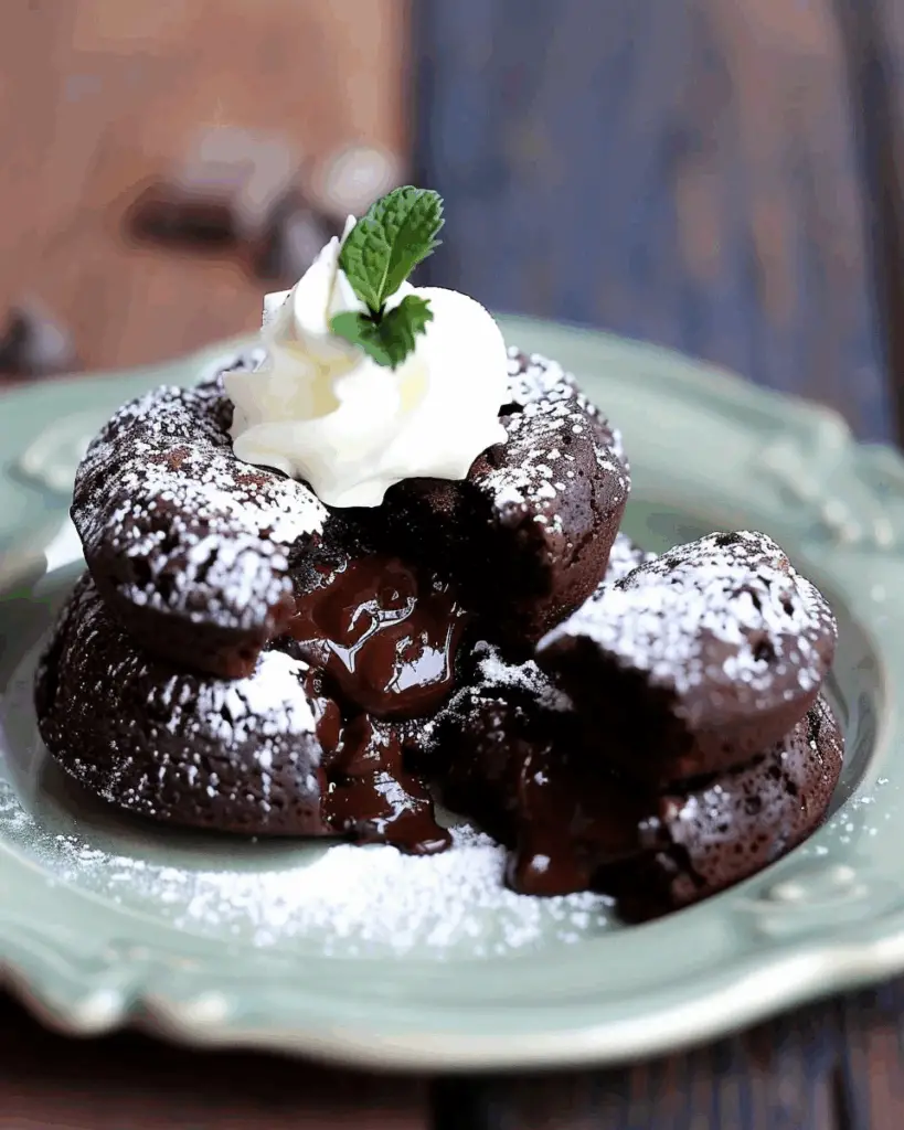 Spiced Chocolate Lava Cakes