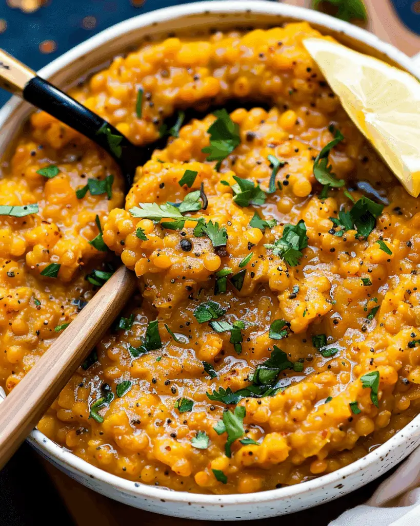 Spicy Red Lentil Curry
