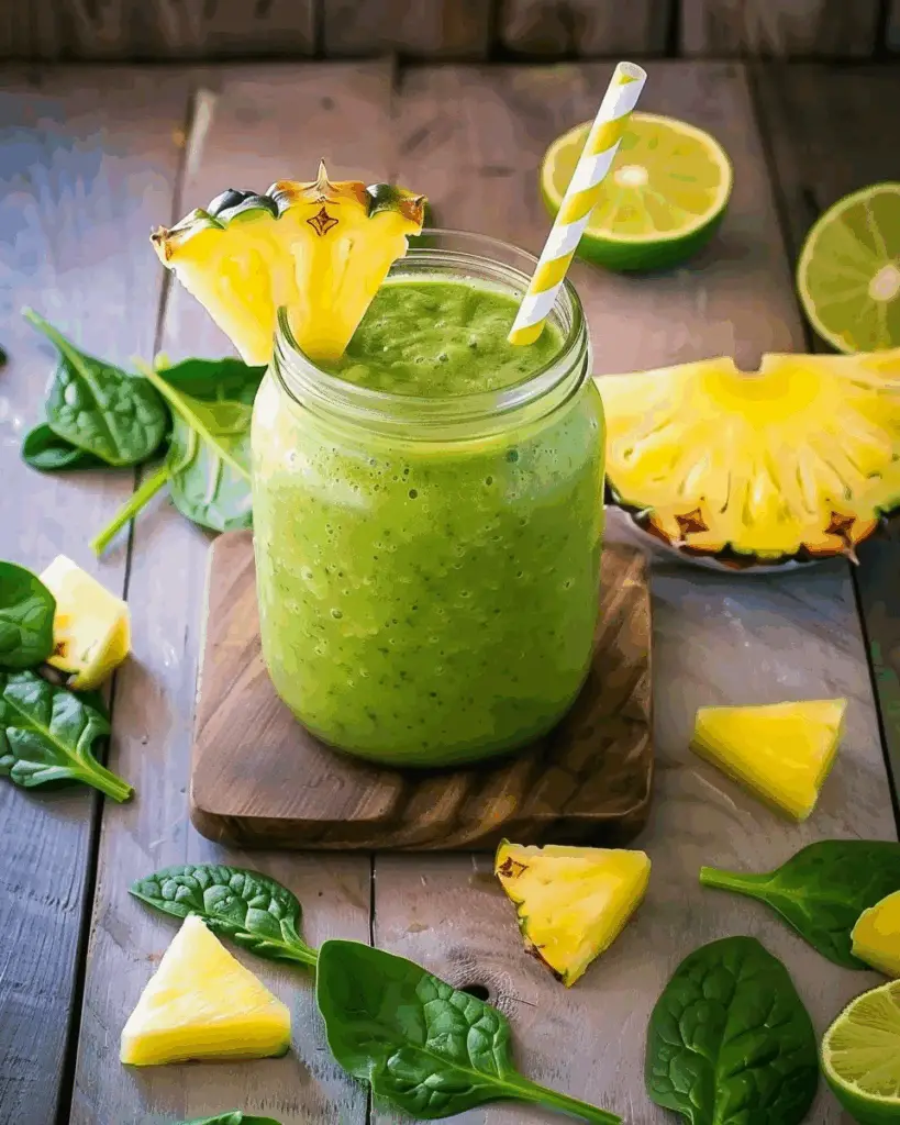 Spinach And Pineapple Smoothie