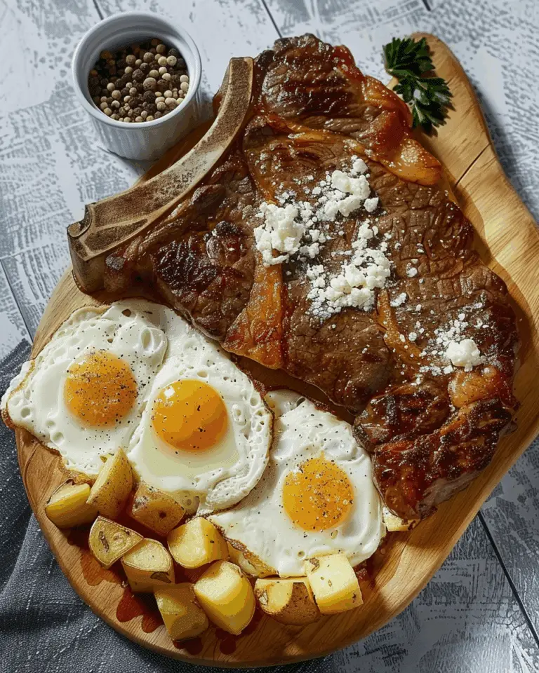 Steak, Eggs, and Potatoes