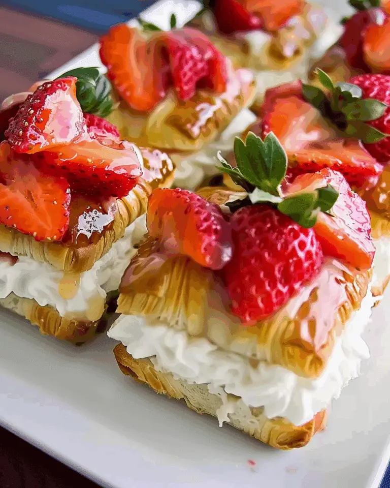 Strawberry Cheesecake Danish Sliders