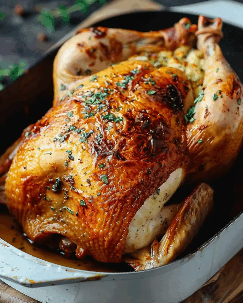 Stuffed Fried Whole Chicken