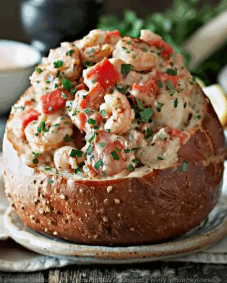 Stuffed Seafood Bread Bowl