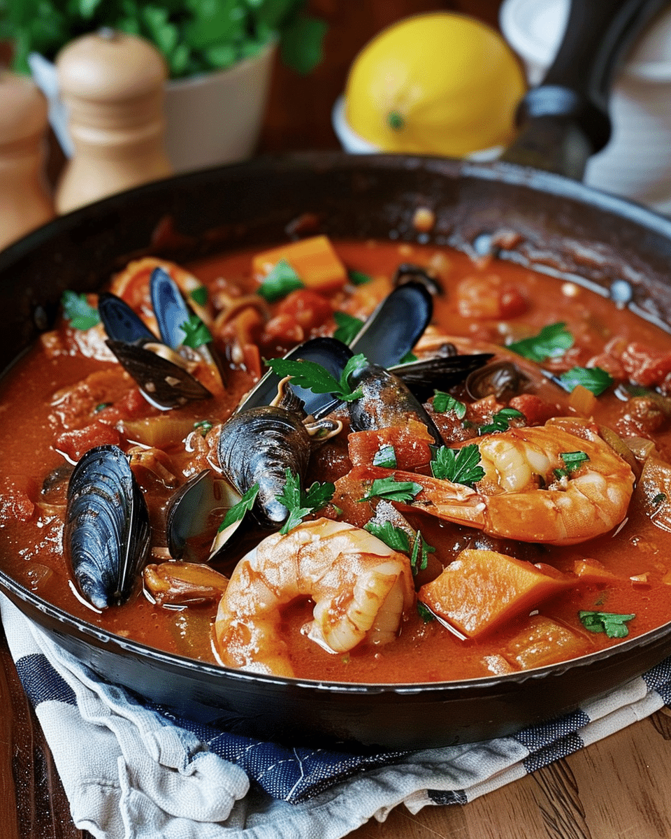 The Irresistible Shrimp and Mussel Stew