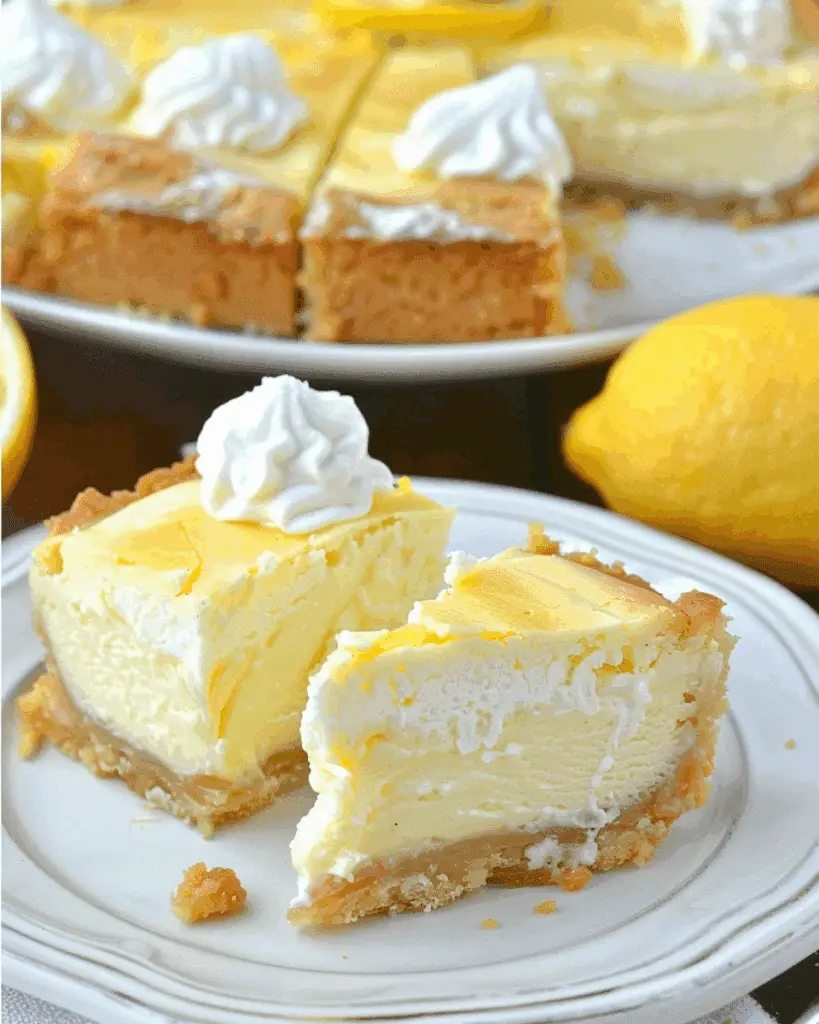 Vegan Lemon Cheesecake Bars