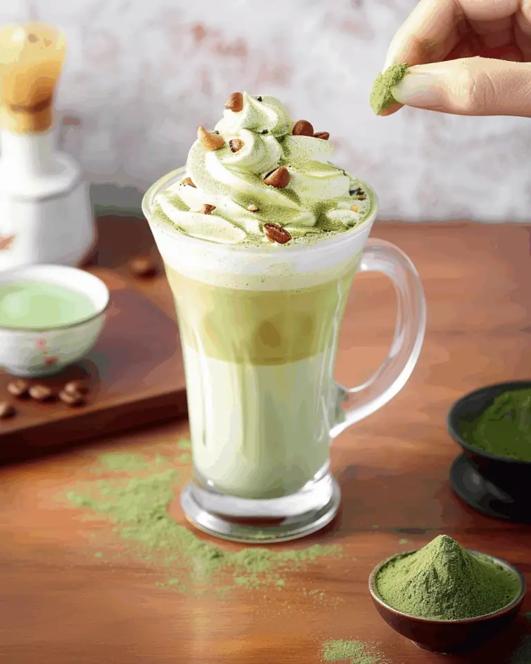 Whipped Matcha Latte