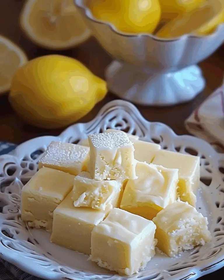 5-Minute Lemon Fudge