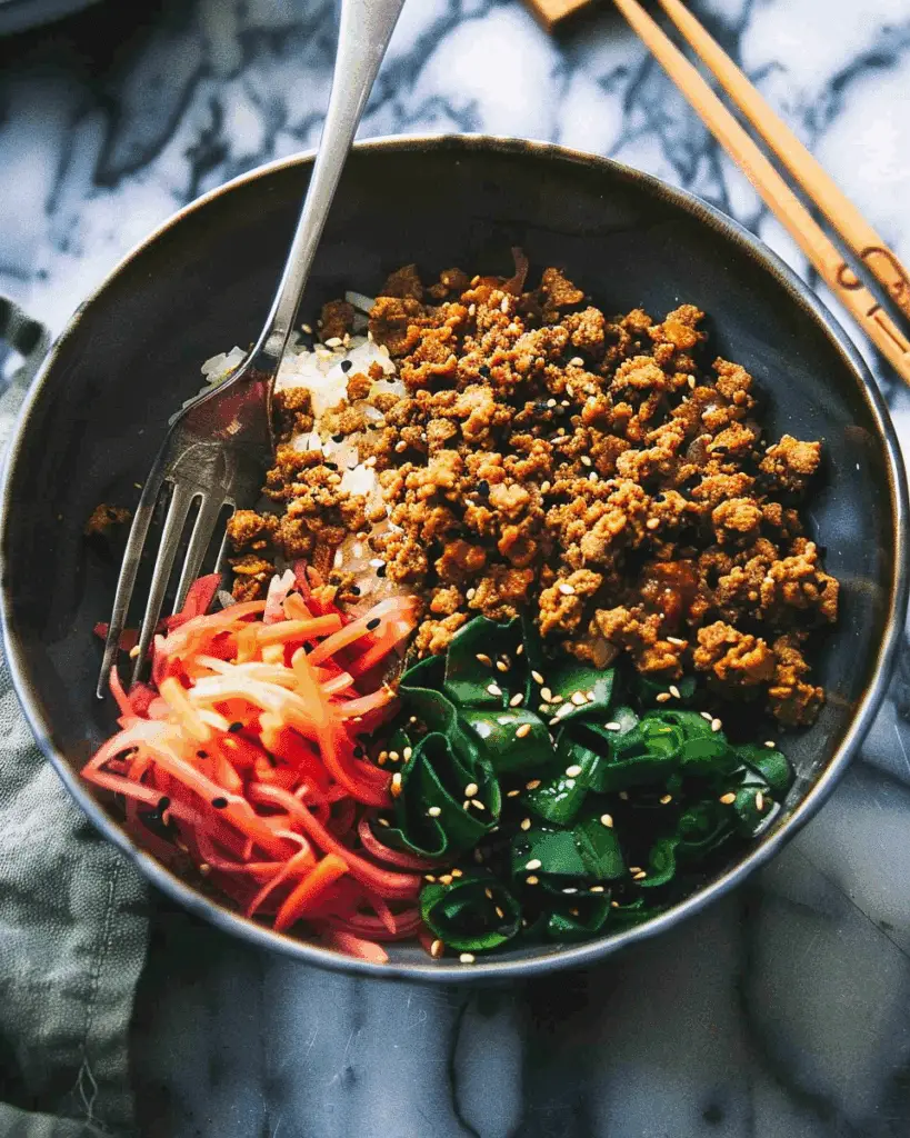 Asian Ground Turkey and Rice Bowls Recipe