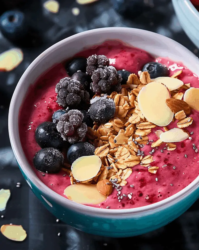 Berry-Almond Smoothie Bowl