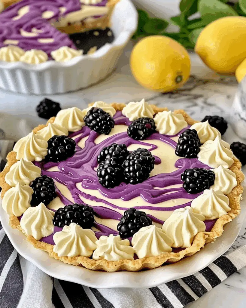 Blackberry Cheesecake Pie