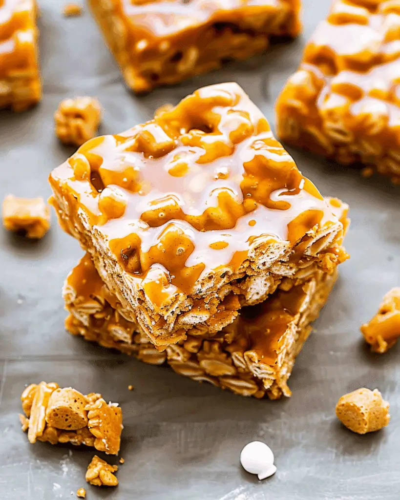 Brown Butter Biscoff Rice Krispie Treats