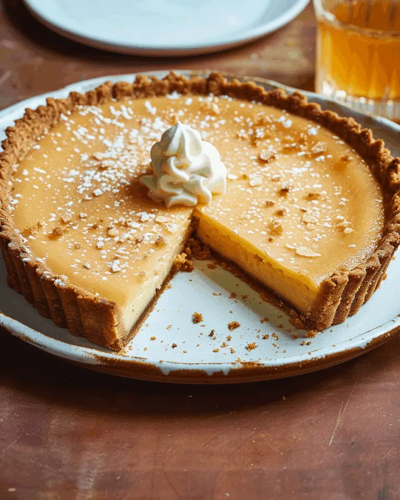 Burnt Honey Custard Tart