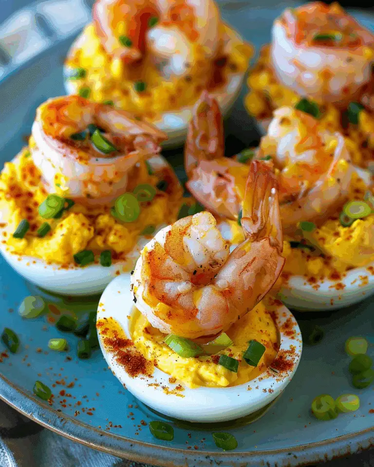 Cajun Shrimp Deviled Eggs