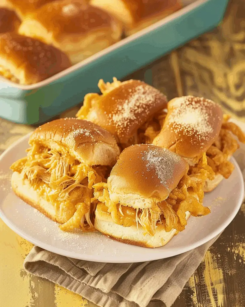 Cheesy Chicken Sliders