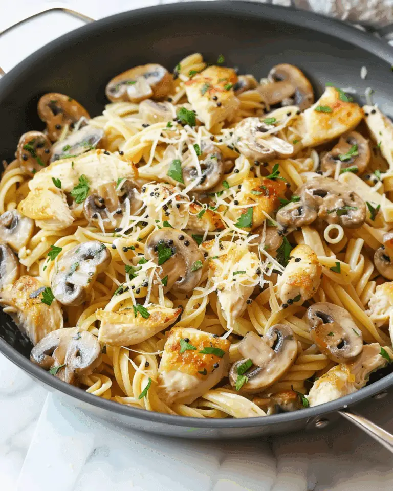 Creamy Chicken & Mushroom Penne