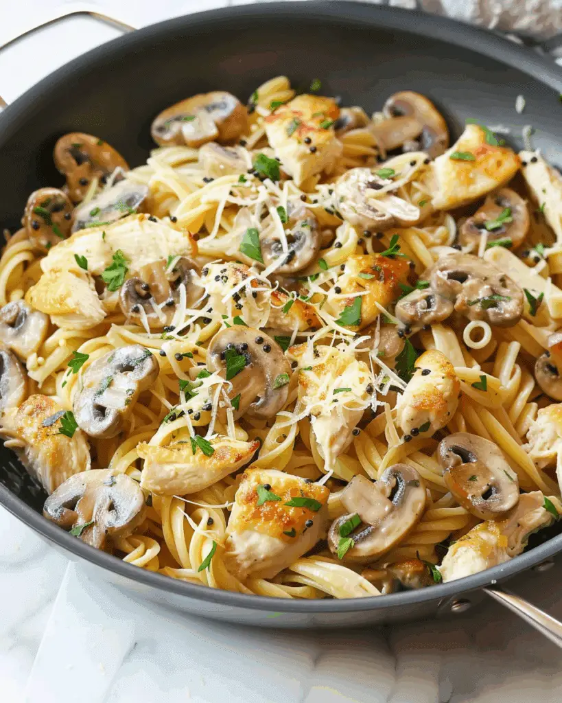 Creamy Chicken & Mushroom Penne