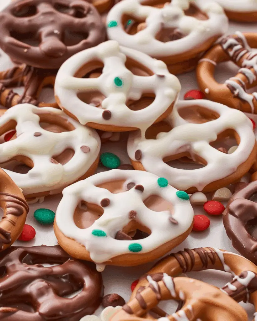 Chocolate Dipped Peanut Butter Pretzels