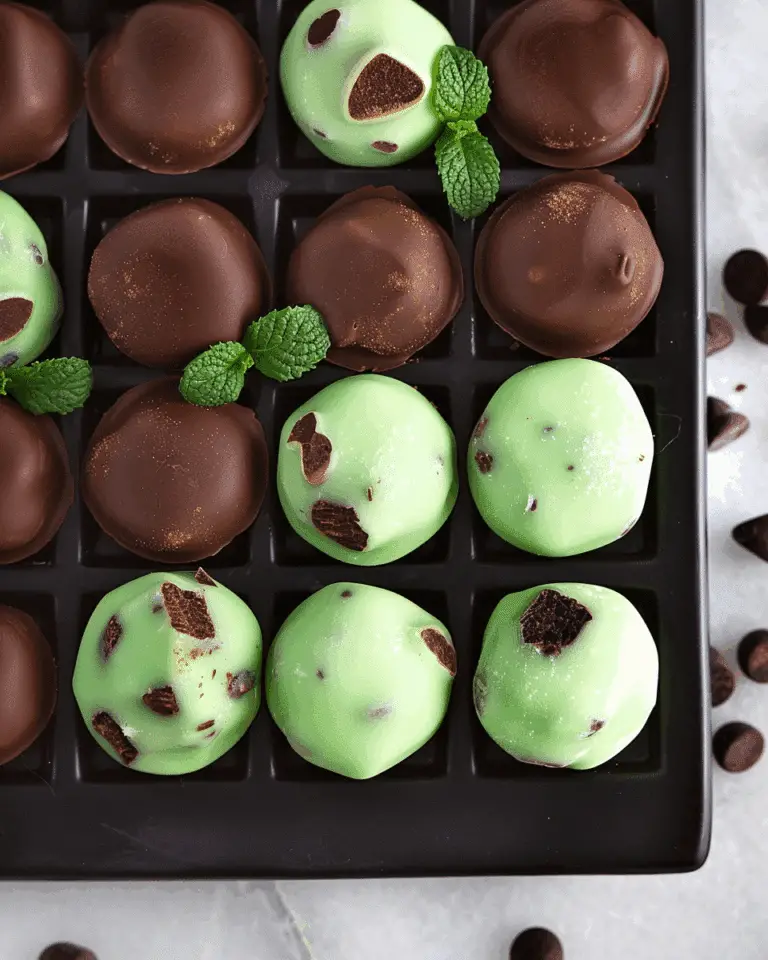 Chocolate Mint Truffles