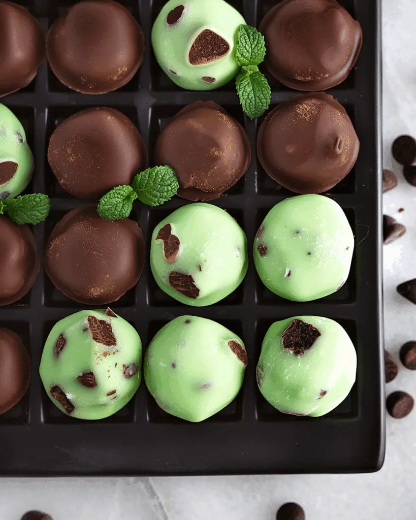 Chocolate Mint Truffles
