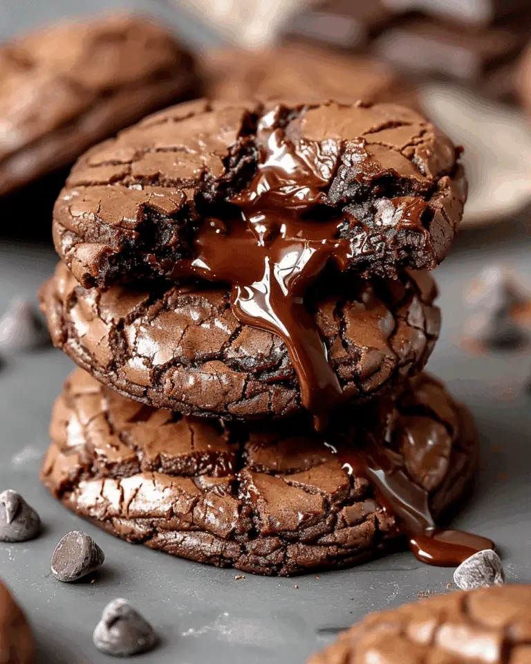 Chocolate Nutella Lava Cookies