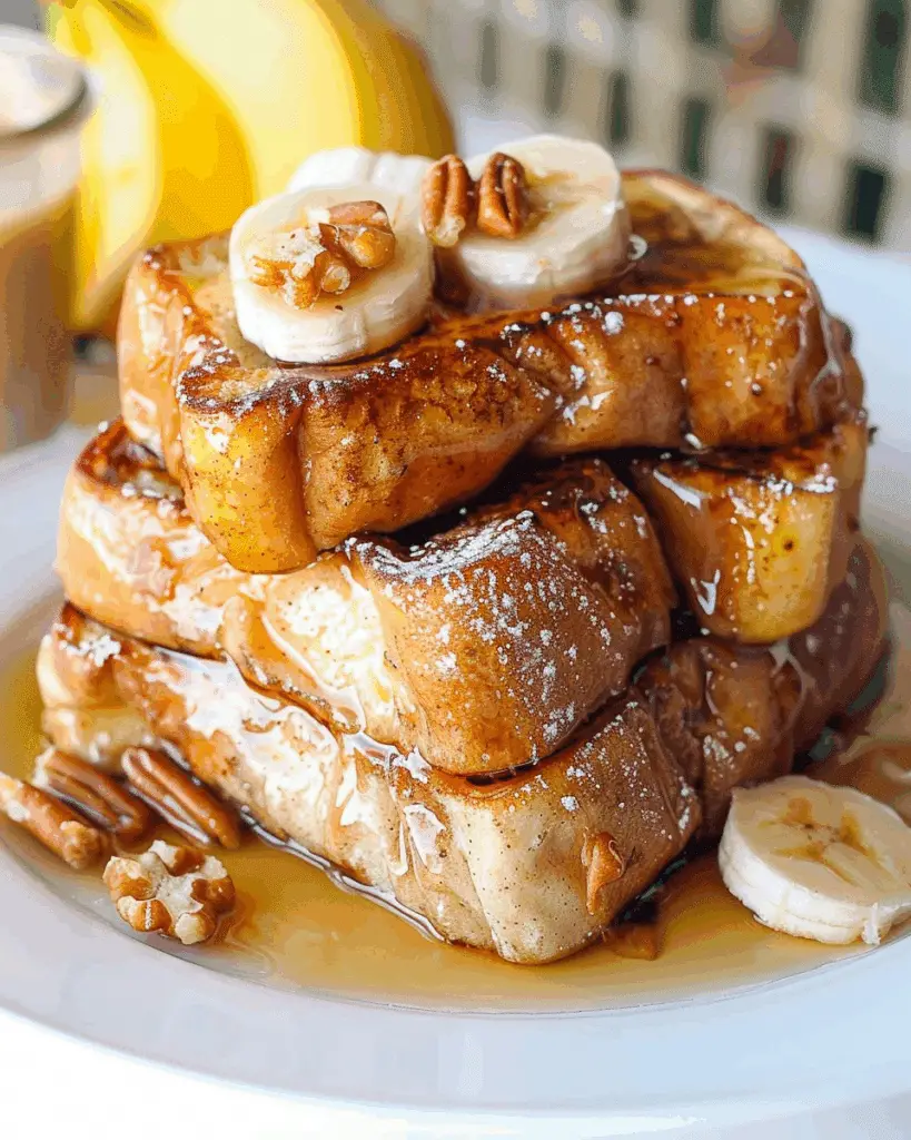 Cinnamon Banana French Toast Sticks