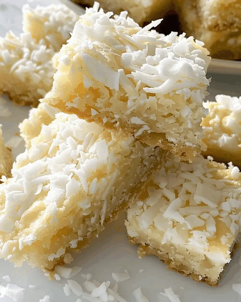 Coconut Saffron Dream Bars
