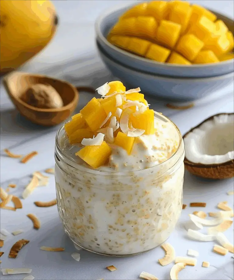 Coconut Mango Overnight Oats