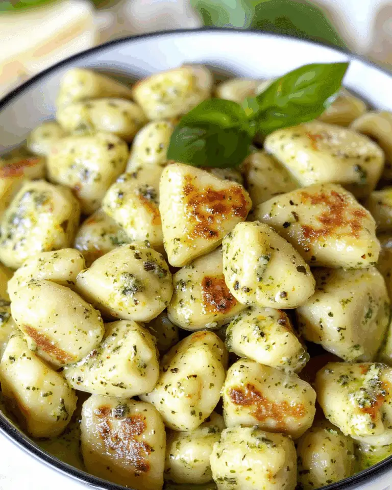 Creamy Chicken Pesto Gnocchi