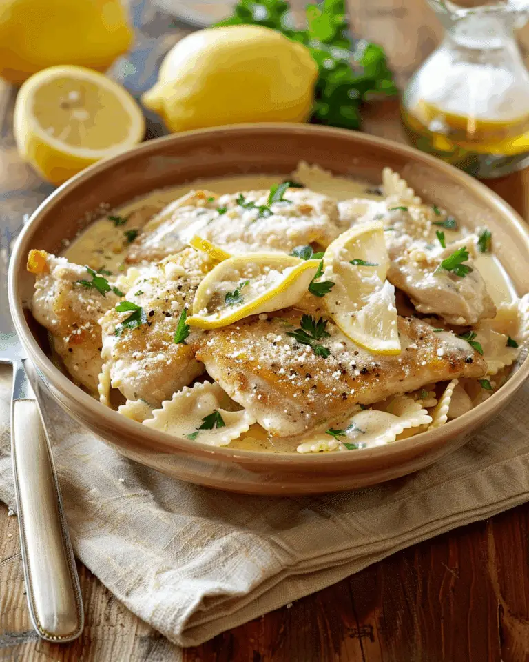 Creamy Lemon Chicken Bowties