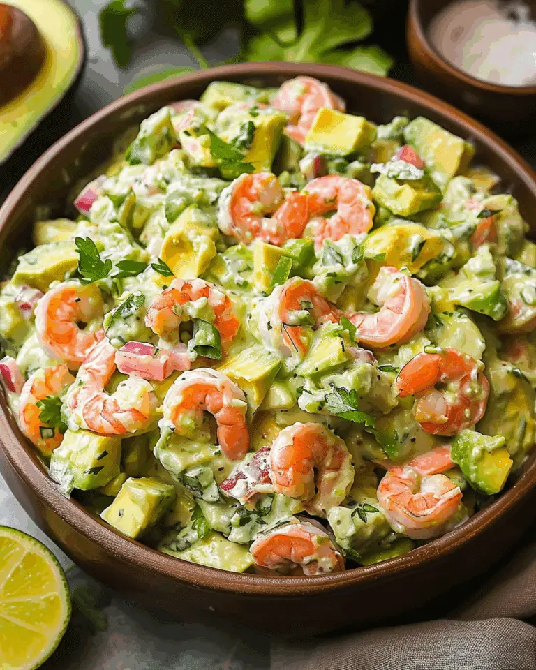 Creamy Shrimp Avocado Salad