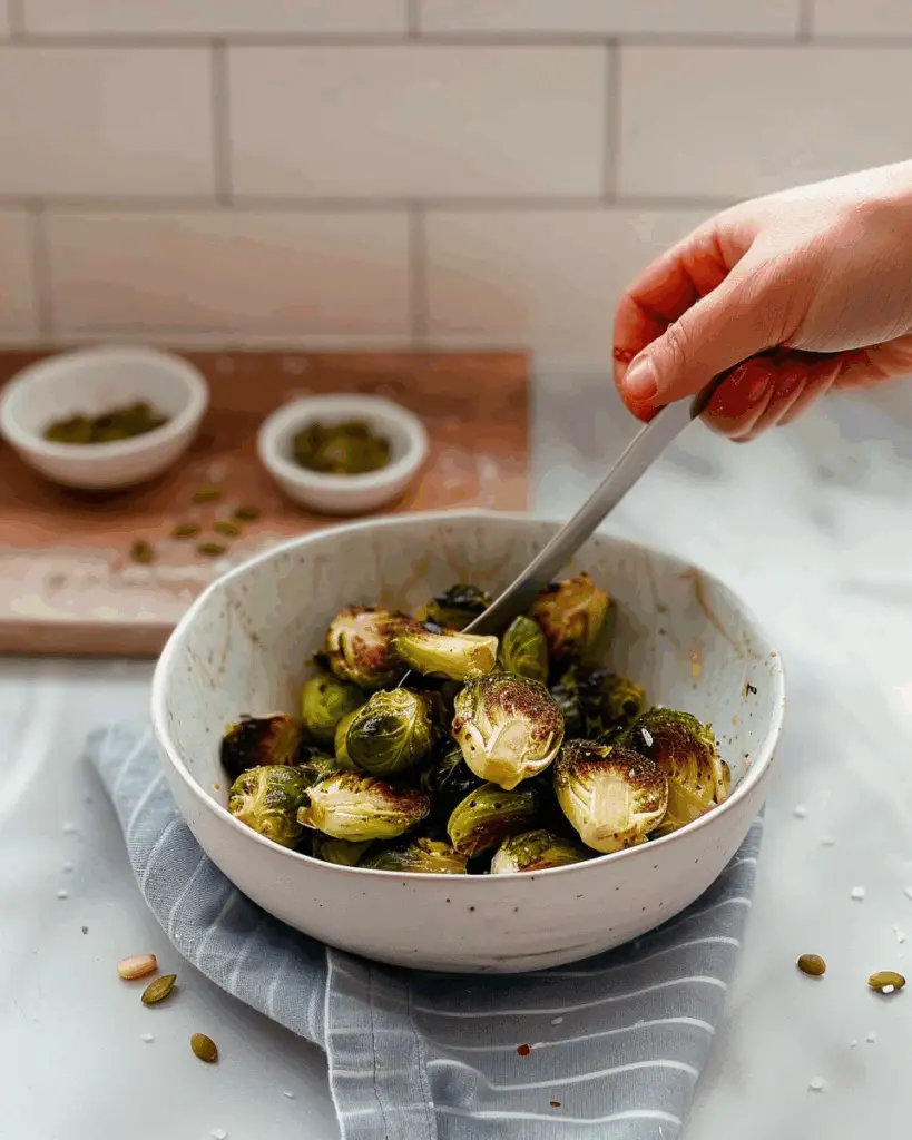 Crispy Air Fryer Brussels Sprouts