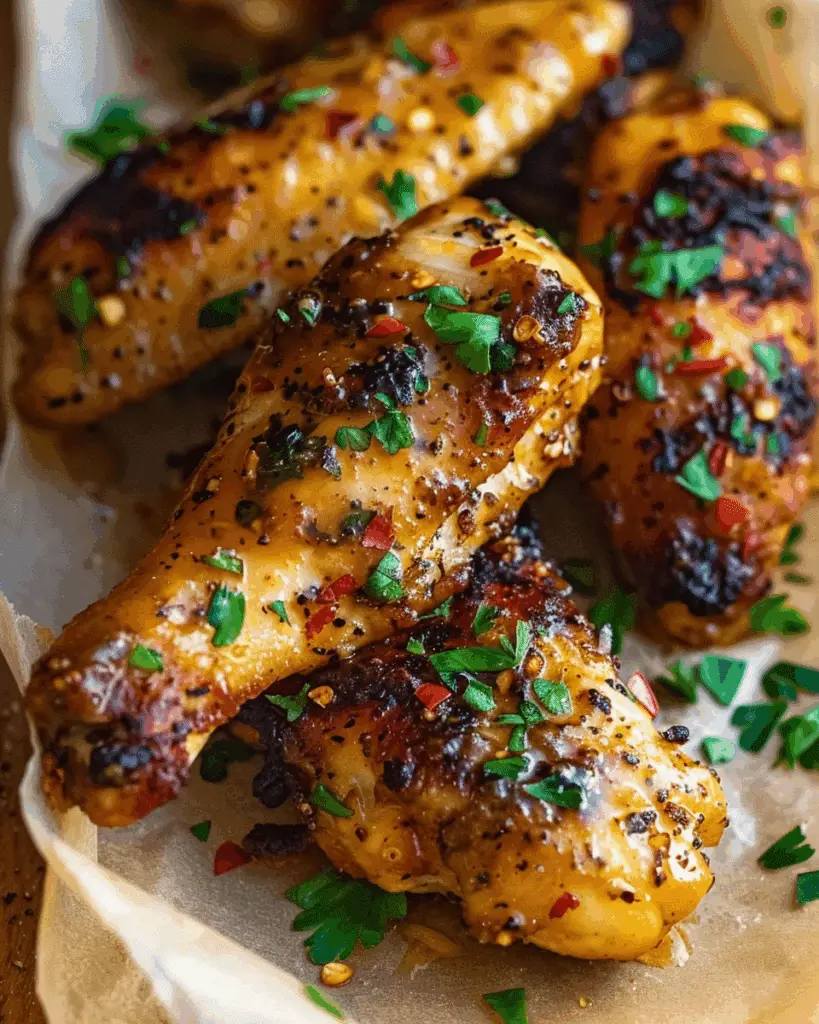 Air Fryer Honey Butter Garlic Chicken Tenders