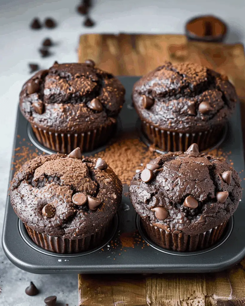 Double Chocolate Muffins
