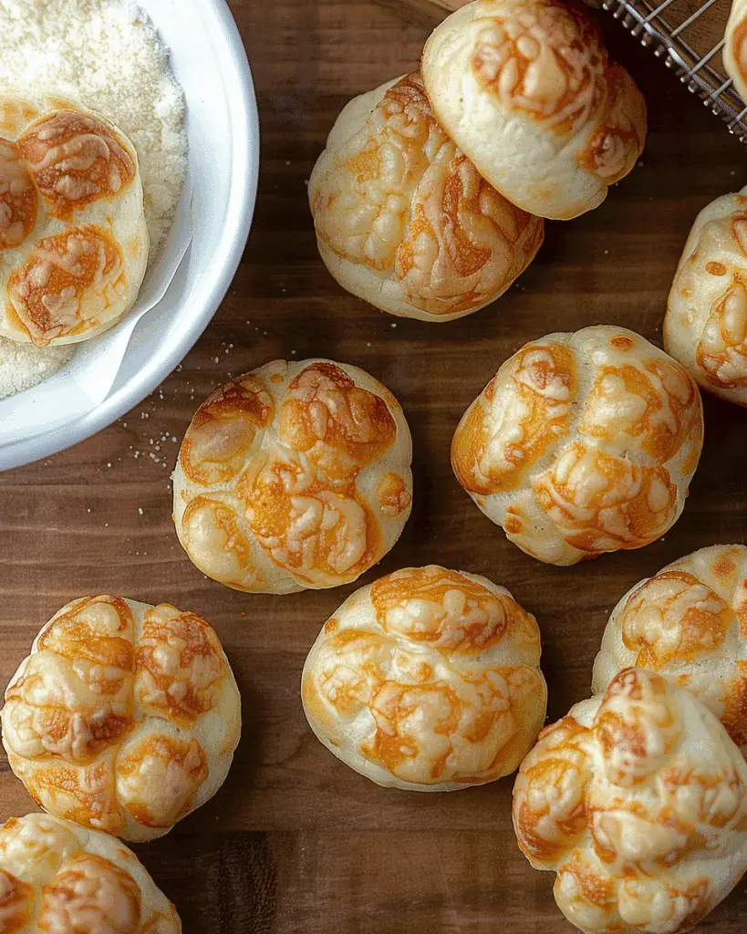 4 Ingredient Cheesy Garlic Bread Bites