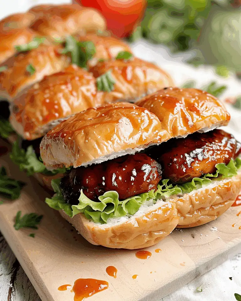 Easy Cheesy BBQ Chicken Sliders