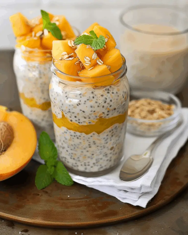 Easy Mango Overnight Oats