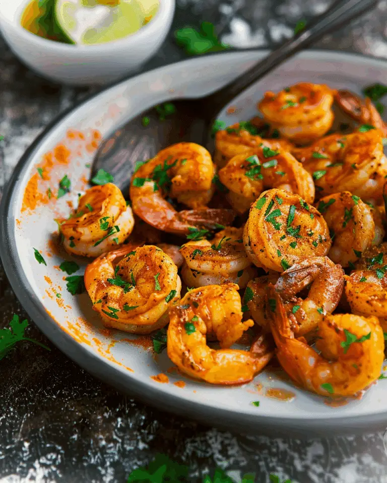Easy Turmeric Shrimp With Cumin & Garlic