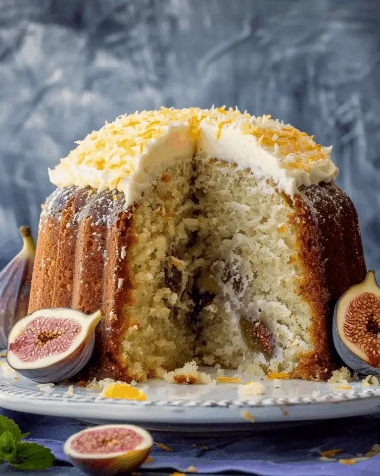 Fig and Orange Blossom Cake