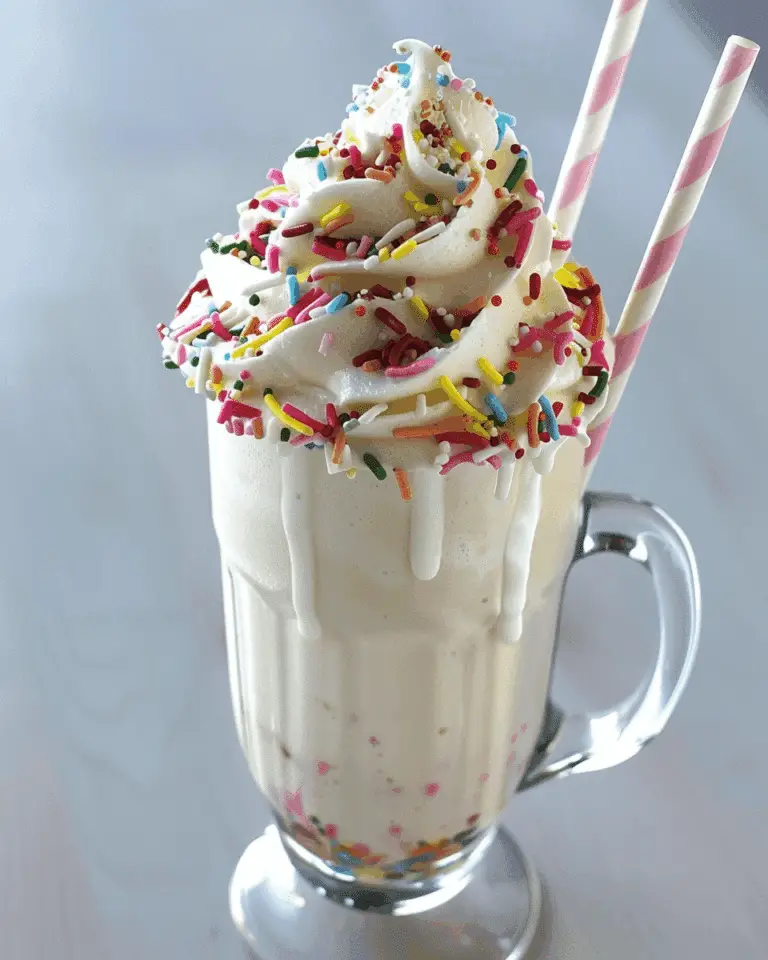 Funfetti Cake Batter Milkshake