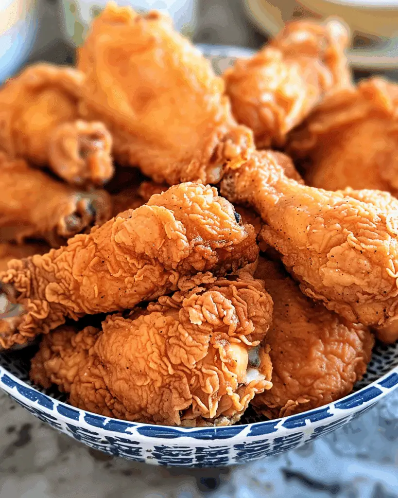 Golden Crispy Fried Chicken