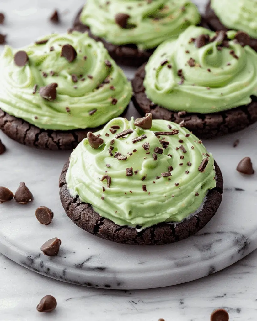 Grasshopper Cake Mix Cookies